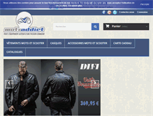Tablet Screenshot of moto-addict.com